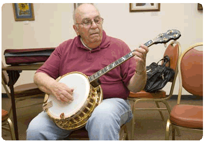 Austin Banjo Club practice session 2009